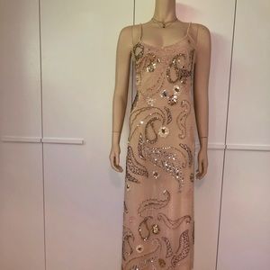 TIGERJADE-Farahkhan Beige Long Dress